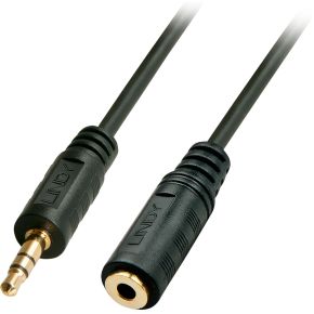 Lindy 35654 5m 3.5mm 3.5mm Zwart audio kabel