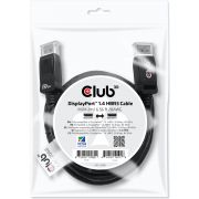 CLUB3D-DisplayPort-1-4-HBR3-Cable-2m-Male-Male-8K60Hz