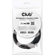 CLUB3D-Mini-DisplayPort-to-DisplayPort-1-2-M-M-2m-6-56ft-4K60Hz