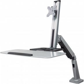 Manhattan 461436 32 Klem Aluminium Flat Panel Bureau Steun manhattan kopen in de aanbieding