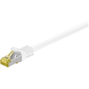 Goobay Wentronic Rj 45 Cat7 5M 5M Sftp S Stp Wit Netwerkkabel goobay kopen in de aanbieding