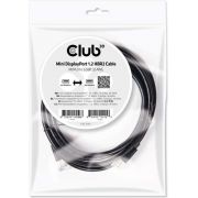 CLUB3D-Mini-DisplayPort-1-2-HBR2-Cable-M-M-2meter-4K60Hz