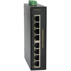 LevelOne IFP-0801 Fast Ethernet (10/100) Power over Ethernet (PoE) Zwart netwerk switch