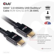 CLUB3D-HDMI-2-0-4K60Hz-RedMere-Kabel-10-meter