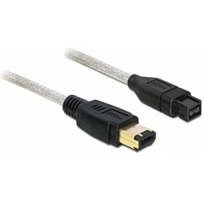 DeLOCK 82596 FireWire kabel A/B, 2.0m - 9 pins / 6 pins