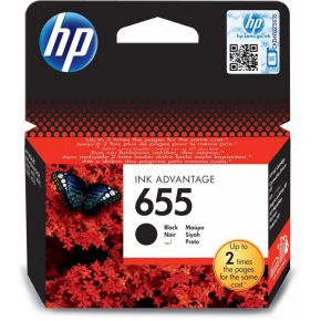 Hp 655 Zwart Inktcartridge hp kopen in de aanbieding