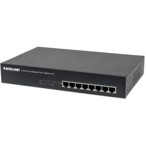 Intellinet 561075 Fast Ethernet (10/100) Power over Ethernet (PoE) Zwart netwerk-switch