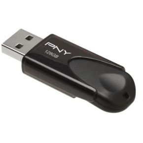 PNY Attaché 4 2.0 128GB 128GB USB 2.0 Type-A Zwart USB flash drive