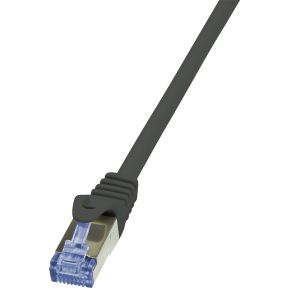 LogiLink 10m Cat.6A 10G S/FTP 10m Cat6a S/FTP (S-STP) Zwart netwerkkabel