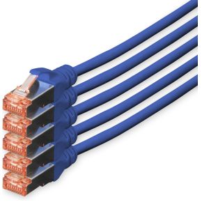 Assmann Digitus Dk 1644 100 B 5 10M Cat6 Sftp S Stp Blauw Netwerkkabel assmann kopen in de aanbieding