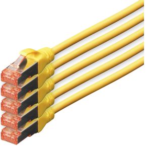 Assmann Digitus Dk 1644 100 Y 5 10M Cat6 Sftp S Stp Geel Netwerkkabel assmann kopen in de aanbieding