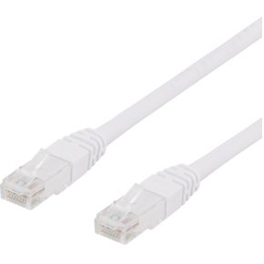 Deltaco Utp Cat6 Nc4Tverkskabel 20M Vit Wit Netwerkkabel deltaco kopen in de aanbieding