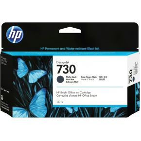 HP 730 130-ml Matte Black DesignJet 130ml Mat Zwart inktcartridge