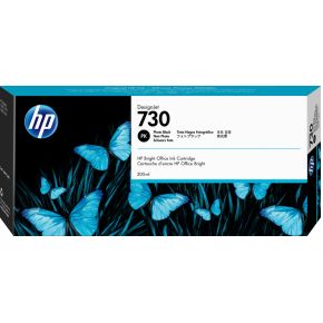 HP 730 300ml Zwart inktcartridge - [P2V73A]