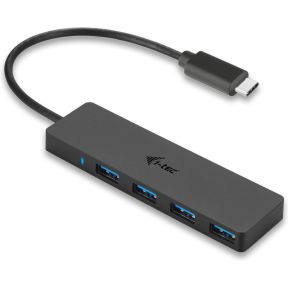 I-tec C31HUB404 USB 3.1 (3.1 Gen 2) Type-C 5000Mbit/s Zwart hub & concentrator