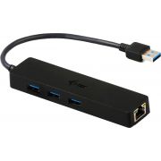 i-tec U3GL3SLIM USB 3.0 (3.1 Gen 1) Type-A Zwart hub & concentrator