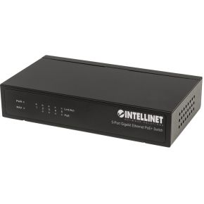 Intellinet 561228 Gigabit Ethernet (10/100/1000) Power over Ethernet (PoE) Zwart netwerk-switch