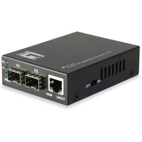LevelOne GVT-2011 1000Mbit/s Grijs netwerk media converter