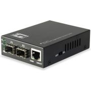 LevelOne GVT-2011 1000Mbit/s Grijs netwerk media converter