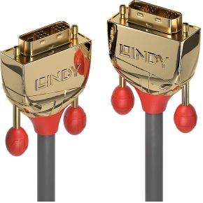 Lindy DVI-D Single Link SLD Kabel Gold Line 20m