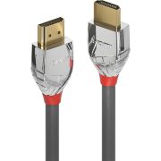 Lindy 37870 0.5m HDMI Type A (Standard) HDMI Type A (Standard) Zwart, Zilver HDMI kabel