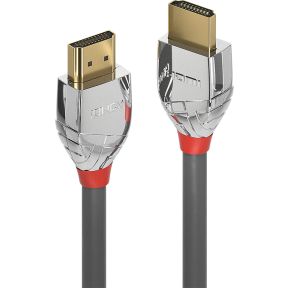 Lindy 37871 1m HDMI Type A (Standard) HDMI Type A (Standard) Grijs, Zilver HDMI kabel