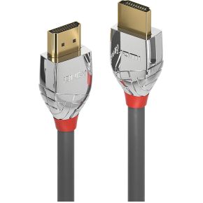 Lindy 37872 2m HDMI Type A (Standard) HDMI Type A (Standard) Grijs, Zilver HDMI kabel