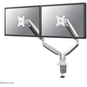 NeoMounts Flat Screen Desk mount (10-32") desk clamp/grommet - [NM-D750DWHITE]