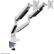 NeoMounts-Flat-Screen-Desk-mount-10-32-desk-clamp-grommet-NM-D750DWHITE-