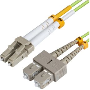 Microconnect FIB561003 3m LC/UPC SC/UPC Groen Glasvezel kabel