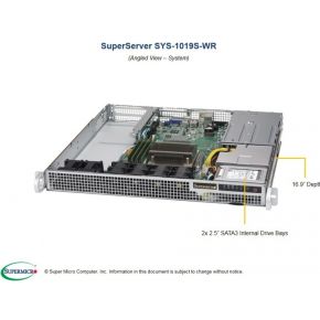 Supermicro Superserver 1019S Wr Lga 1151 Socket H4 1U Zwart supermicro kopen in de aanbieding