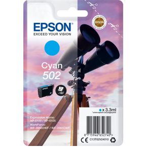 Epson 502 3.3ml 165pagina's Cyaan inktcartridge