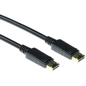ACT 2 meter DisplayPort cable male - male, power pin 20 niet aangesloten