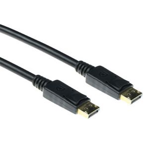 ACT 3 meter DisplayPort cable male - male, power pin 20 niet aangesloten