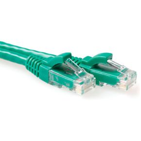Act Groene 025 Meter Utp Cat6 Patchkabel Snagless Met Rj45 Connectoren act kopen in de aanbieding