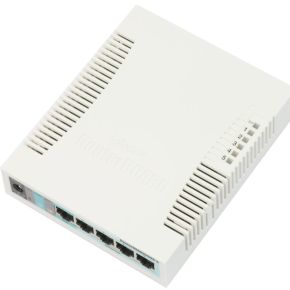 Mikrotik RB260GS Gigabit Ethernet (10/100/1000) Power over Ethernet (PoE) Wit netwerk-switch