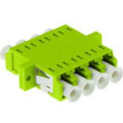 ACT-Fiber-optic-LC-LC-quad-adapter-multimode-OM5-flange