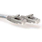 ACT Grijze 25 meter U/UTP CAT6 patchkabel snagless met RJ45 connectoren