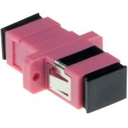 ACT Fiber optic SC-SC simplex adapter multimode OM4