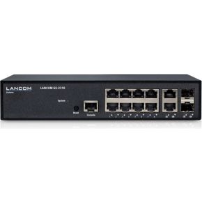 Lancom Systems GS-2310 Managed L2 Gigabit Ethernet (10/100/1000) 1U Zwart