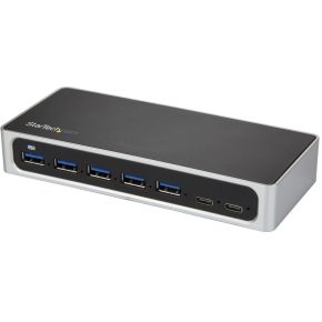 Startech StarTech.com 7 poorts USB-C hub USB-C naar 5x USB-A en 2x USB-C USB 3.0 hub