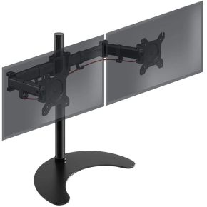 Techly Desk Stand for 2 Monitor 13-27" with Base h.400m ICA-LCD 3410 27" Vrijstaand Zwart