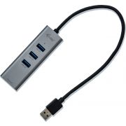 i-tec-Metal-U3METALG3HUB-USB-3-0-3-1-Gen-1-Type-A-5000Mbit-s-Grijs-hub-concentrator