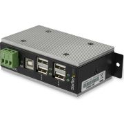StarTech.com HB20A4AME USB 2.0 Type-B 480Mbit/s Zwart hub & concentrator