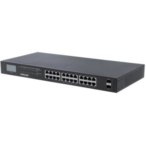 Intellinet 561242 Gigabit Ethernet (10/100/1000) Power over Ethernet (PoE) 1U Zwart netwerk-switch