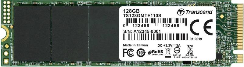 Transcend 110S 128GB M.2 PCI Express 3.0