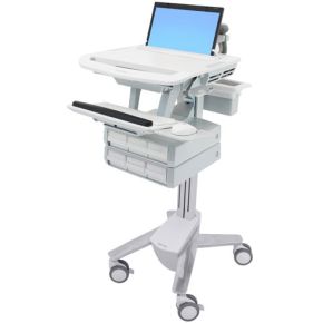 Ergotron Styleview Notebook Multimedia Cart Grijs Wit Sv43 1160 0 ergotron kopen in de aanbieding