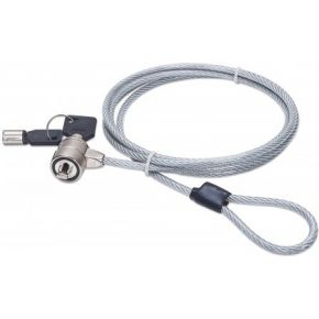 Manhattan 440271 1.4m Zilver kabelslot