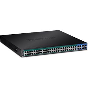 Trendnet TPE-5240WS Gigabit Ethernet (10/100/1000) Power over Ethernet (PoE) 1U Zwart netwerk- netwerk switch