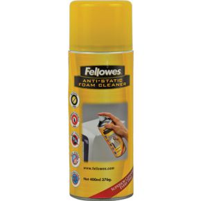 Fellowes 400ml Foam Cleaner Beeldschermen/Plastik Luchtdrukreiniger voor apparatuurreiniging
